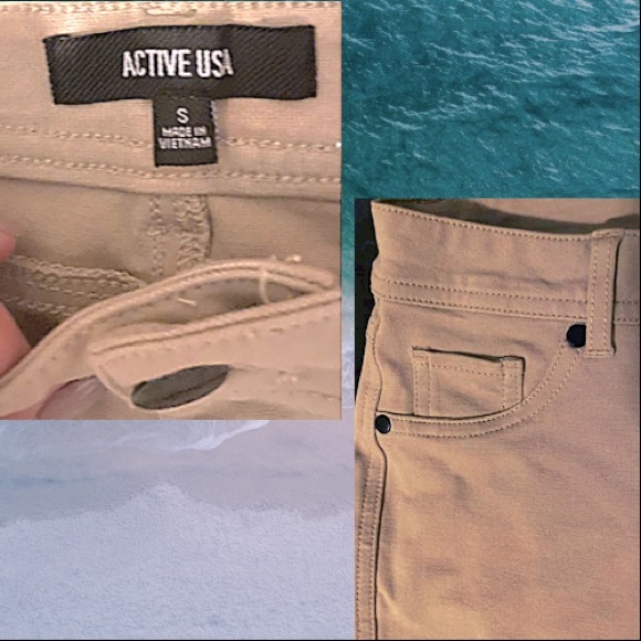 NWOT Stretch Khaki Shorts - Picture 3 of 3